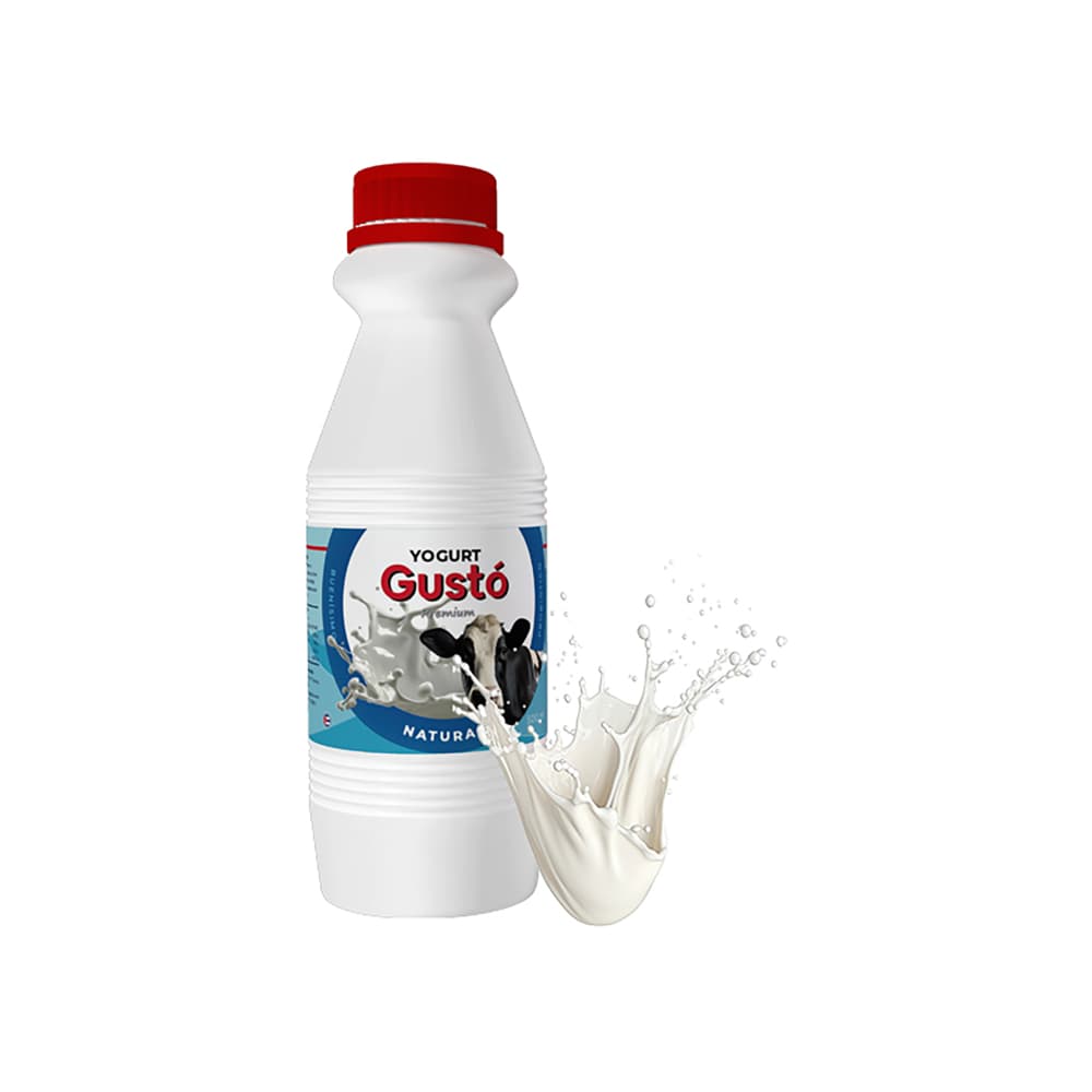 Yogurt Probiótico natural Gustó Premium (500 ml) - Imagen 1