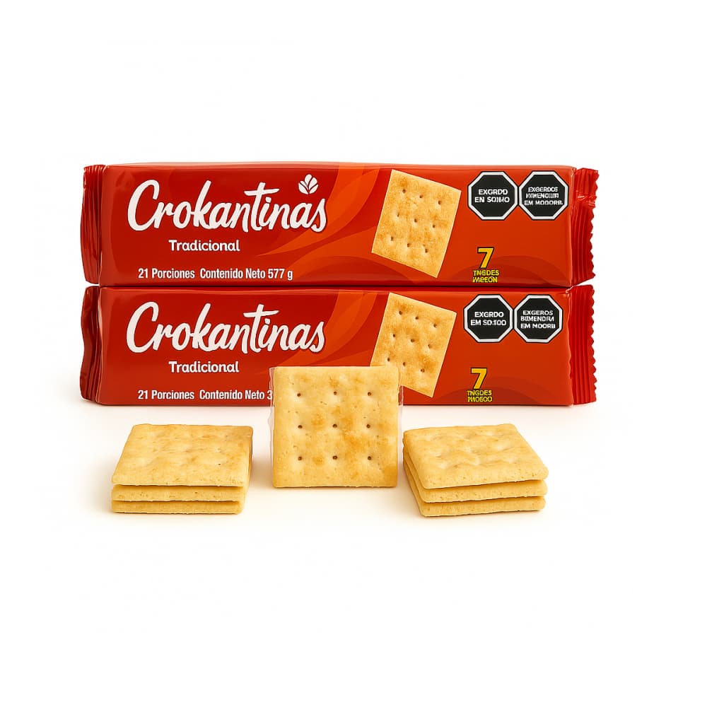 Galletas salada tradicional Crokantinas (577 g / 1.27 lb) - Miniatura 3