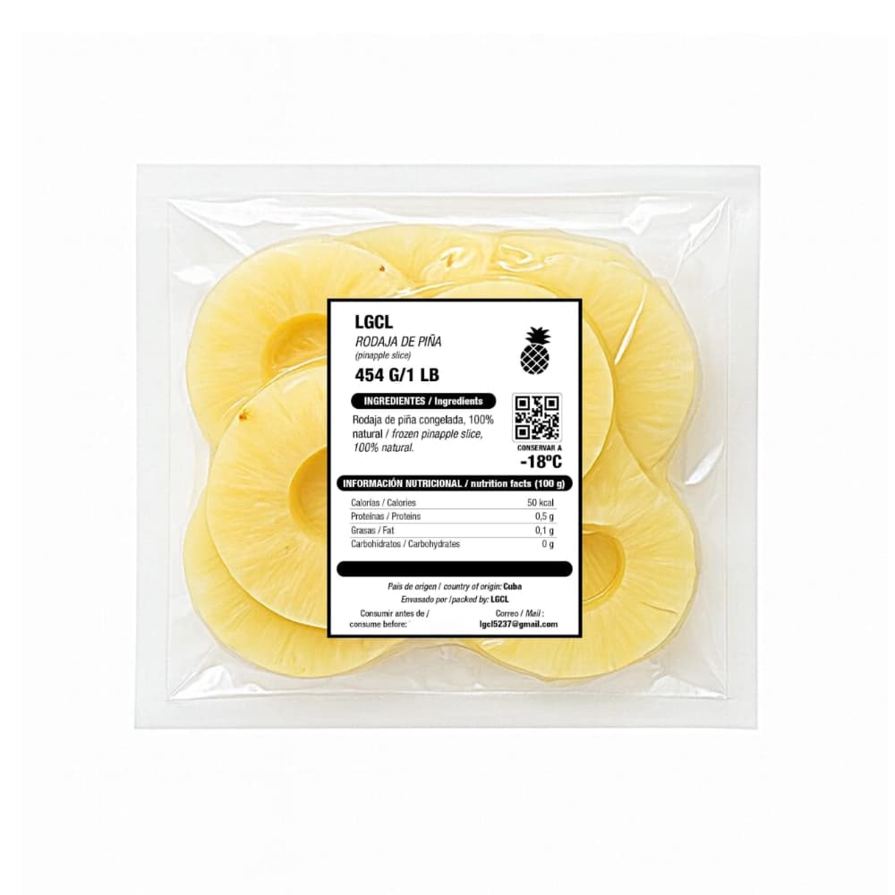 Rodaja de piña LGCL (454 g / 1 lb) - Imagen 1