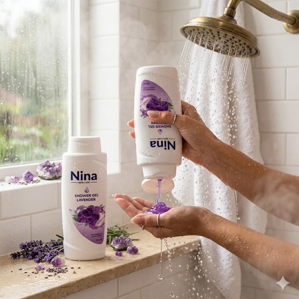 Gel para ducha aroma lavanda Nina (750 ml) - Miniatura 3