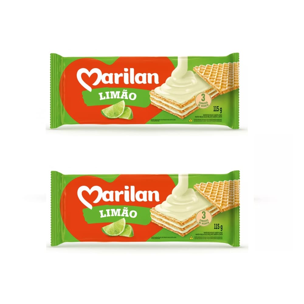 Sorbeto relleno con cema sabor a limón Marilan (2 x 115 g / 4.1 oz) - Miniatura 1
