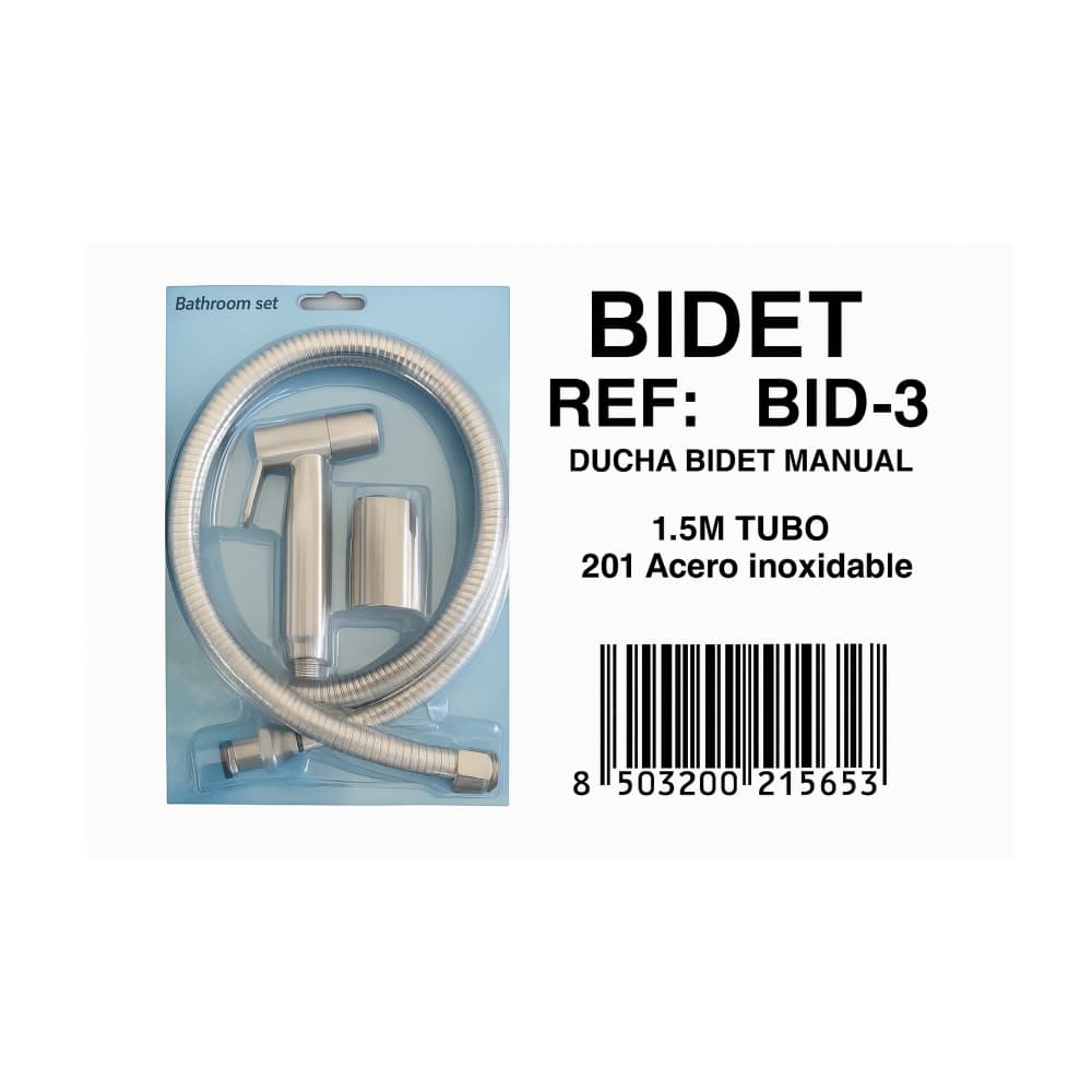 Ducha bidet manual 1.5 m acero inoxidable BID-3 P53 - Miniatura 2