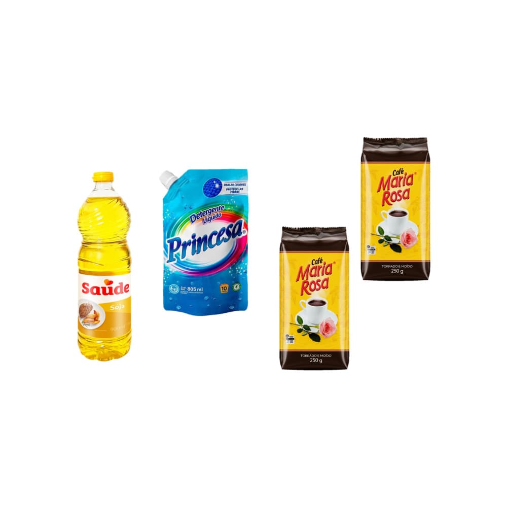 Combo Variado (aceite, café y detergente) - Imagen 1