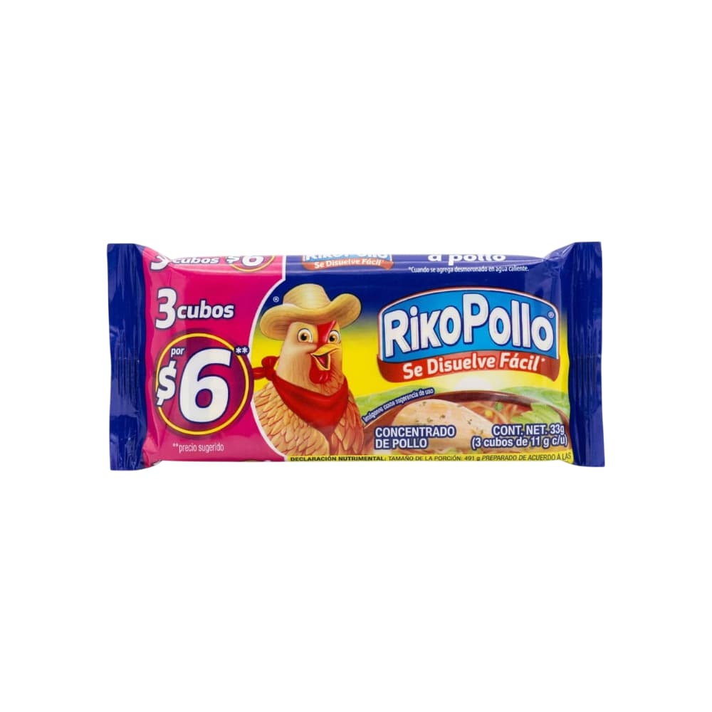 Caldo de pollo en cubos RikoPollo (33 g / 1.16 oz) - Miniatura 5