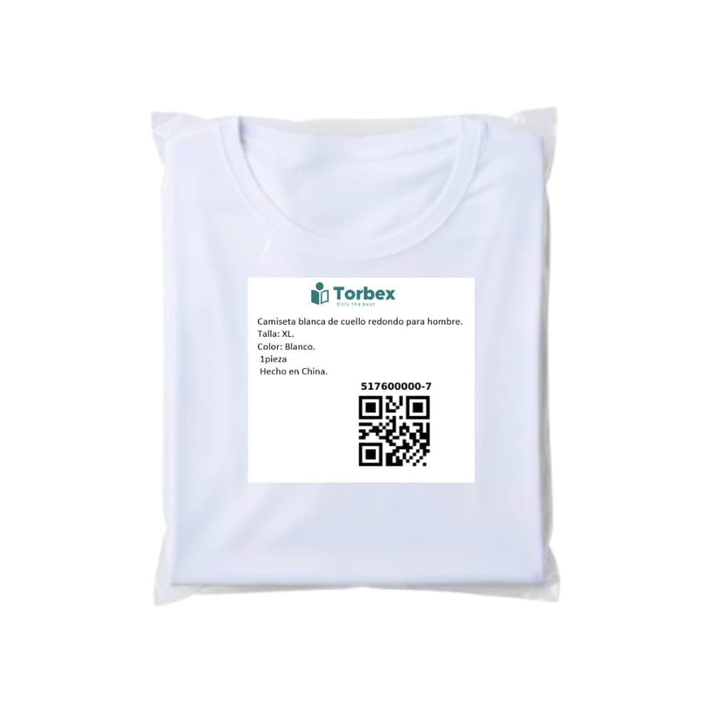 Camiseta de cuello redondo para hombre Torbex (Talla XL) - Miniatura 3