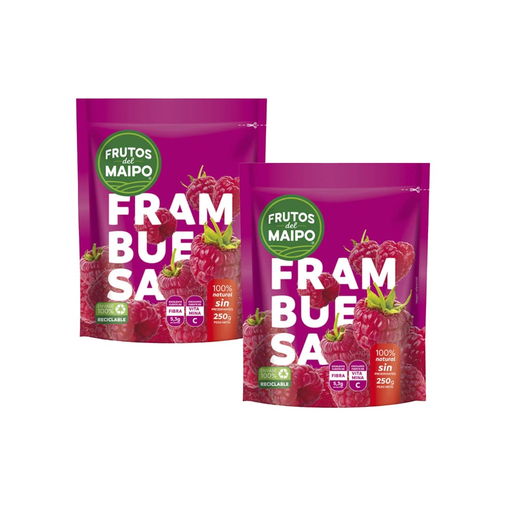 Combo Frambuesa troceada y congelada - Imagen 1