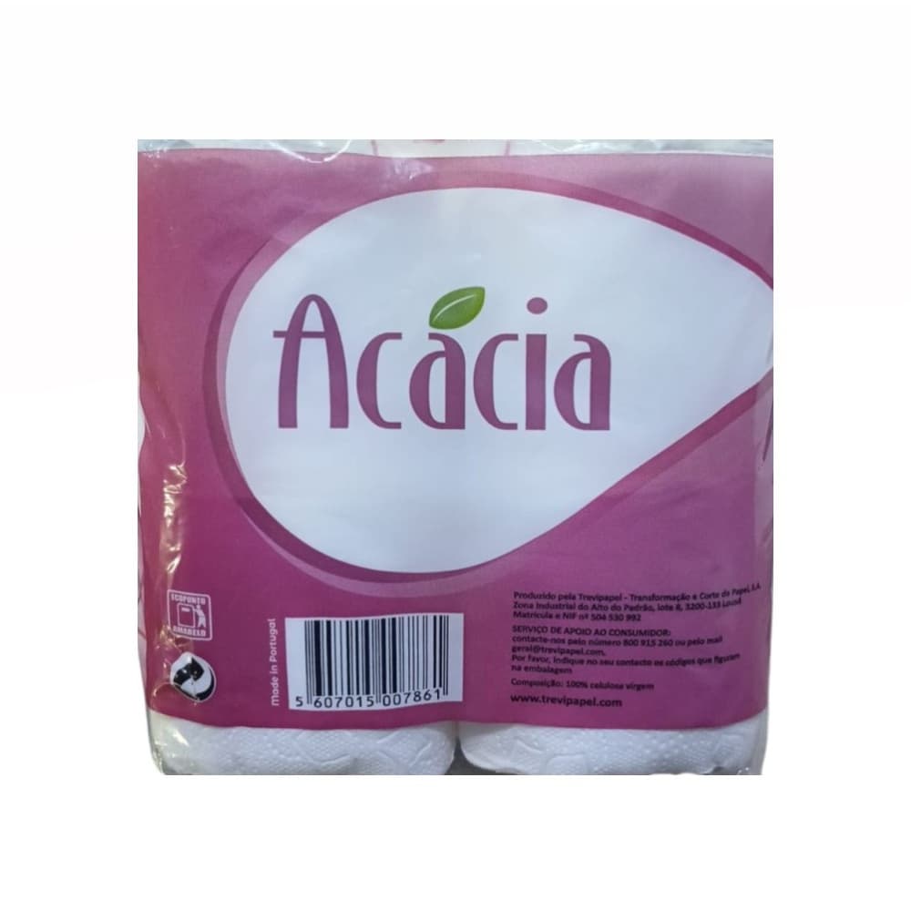 Papel sanitario doméstico doble hoja Acácia (12 U) - Miniatura 3