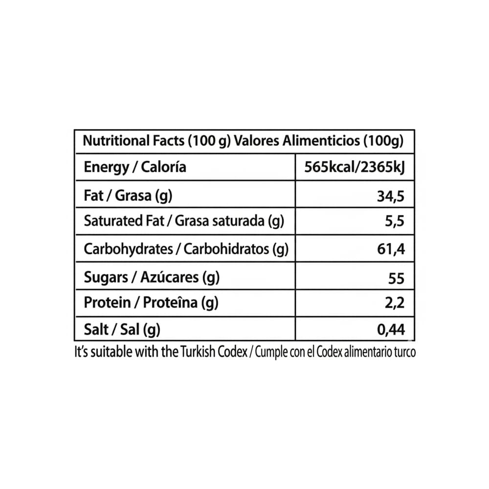 Barra de chocolate rellena de crema y galleta Altunsa (35 g / 1.23 oz) - Miniatura 3