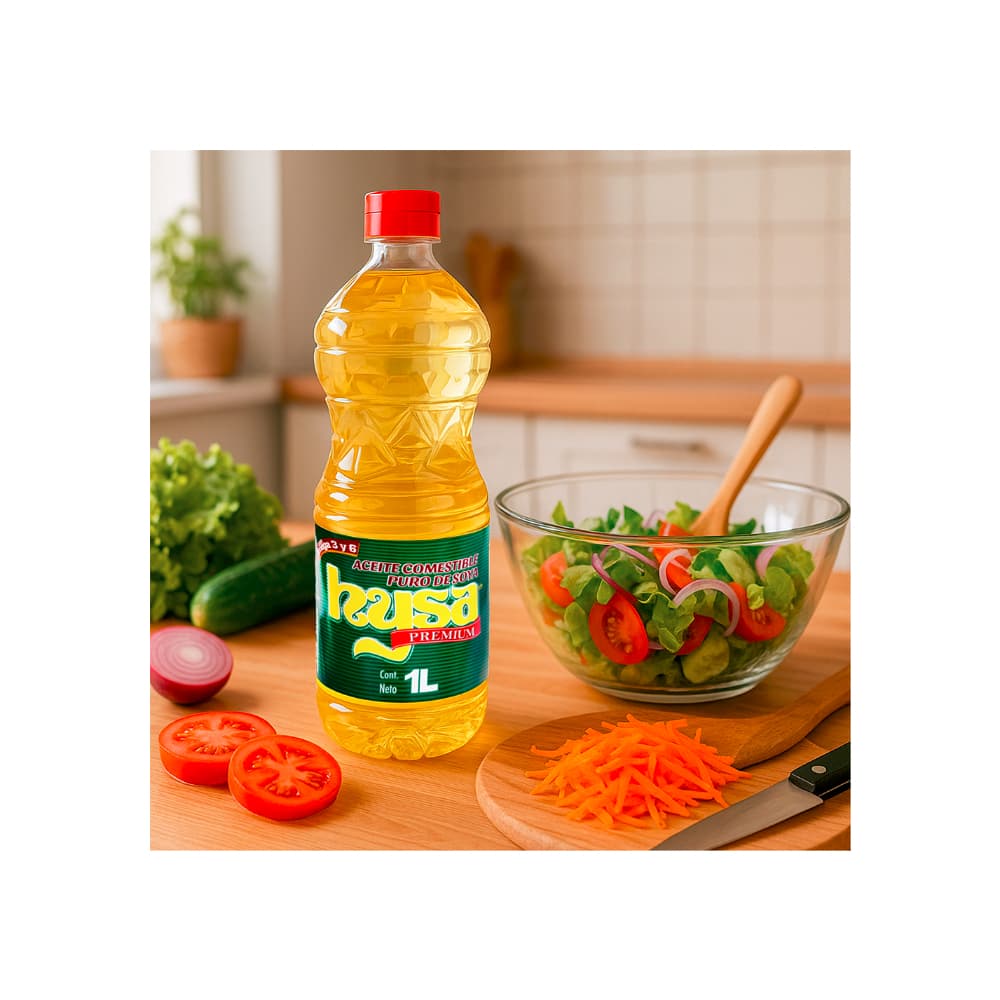 Aceite puro de soya Hysa (2 x 1 L) - Miniatura 4