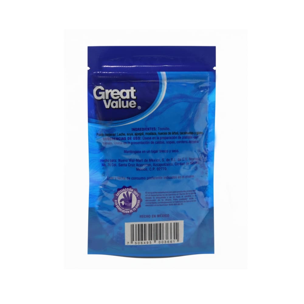 Tomillo en fragmentos Great Value (25 g) - Miniatura 5
