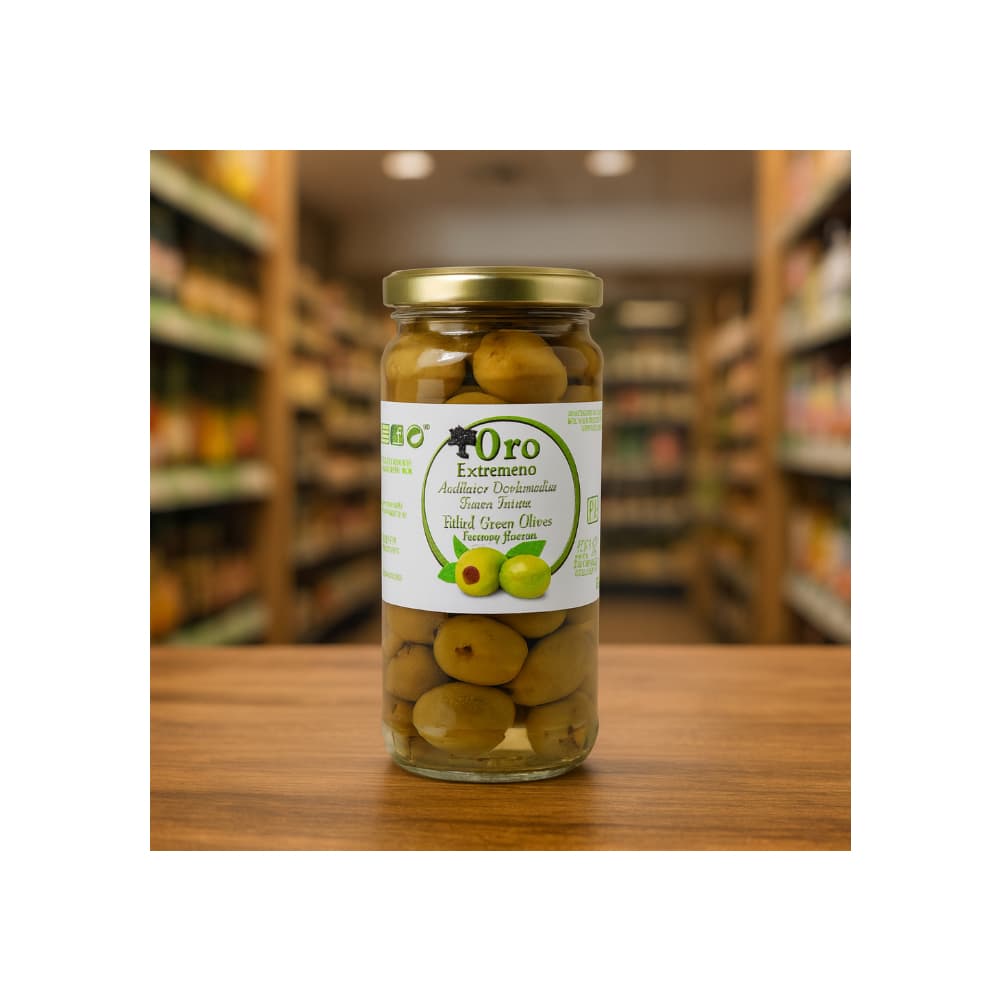 Aceitunas deshuesadas sabor anchoa Oro Extremeño (250 g / 8.8 oz) - Miniatura 4
