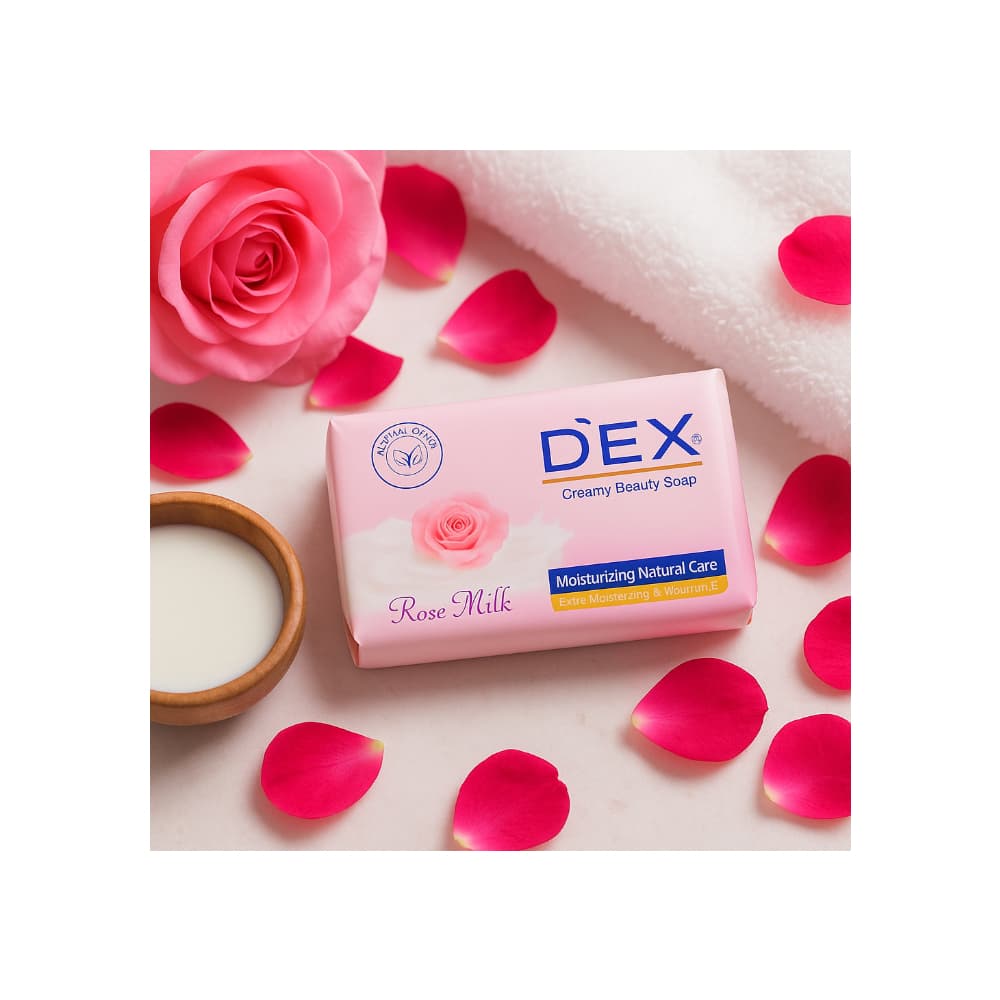 Jabón de tocador rosa y leche Dex (60 g / 2.11 oz) - Miniatura 4