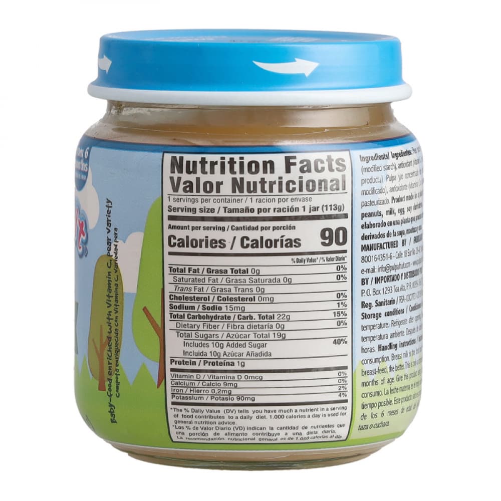 Compota de pera Baby Fruit (24 x 113 g / 3.98 oz) - Miniatura 2