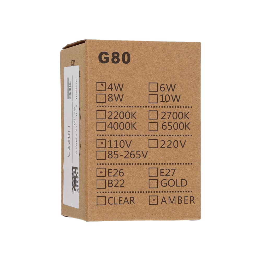 Bombilla con luz ámbar 4W Malu - Miniatura 3