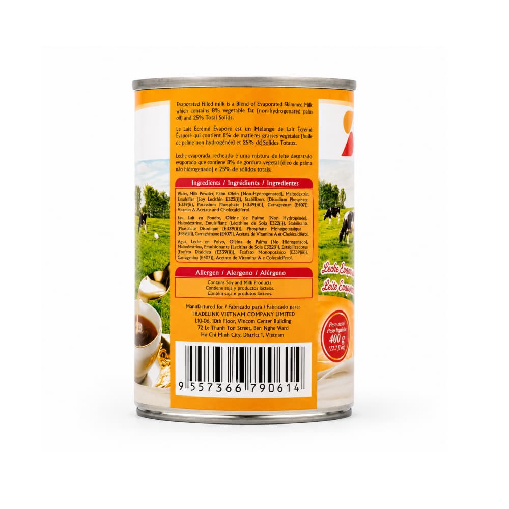 Leche evaporada rellena Saborelle (400 g / 14.11 oz) - Miniatura 3