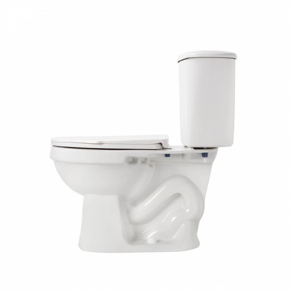 Inodoro de dos piezas blanco Corona Laguna - Miniatura 3