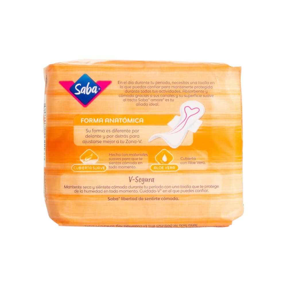 Almohadillas sanitarias regular con alas Saba (8 U) - Miniatura 4