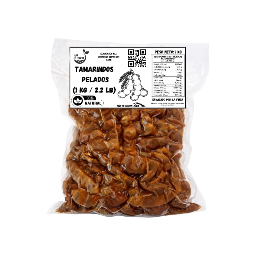 Tamarindos pelados La Finca (1 kg / 2.2 lb) - Miniatura 2