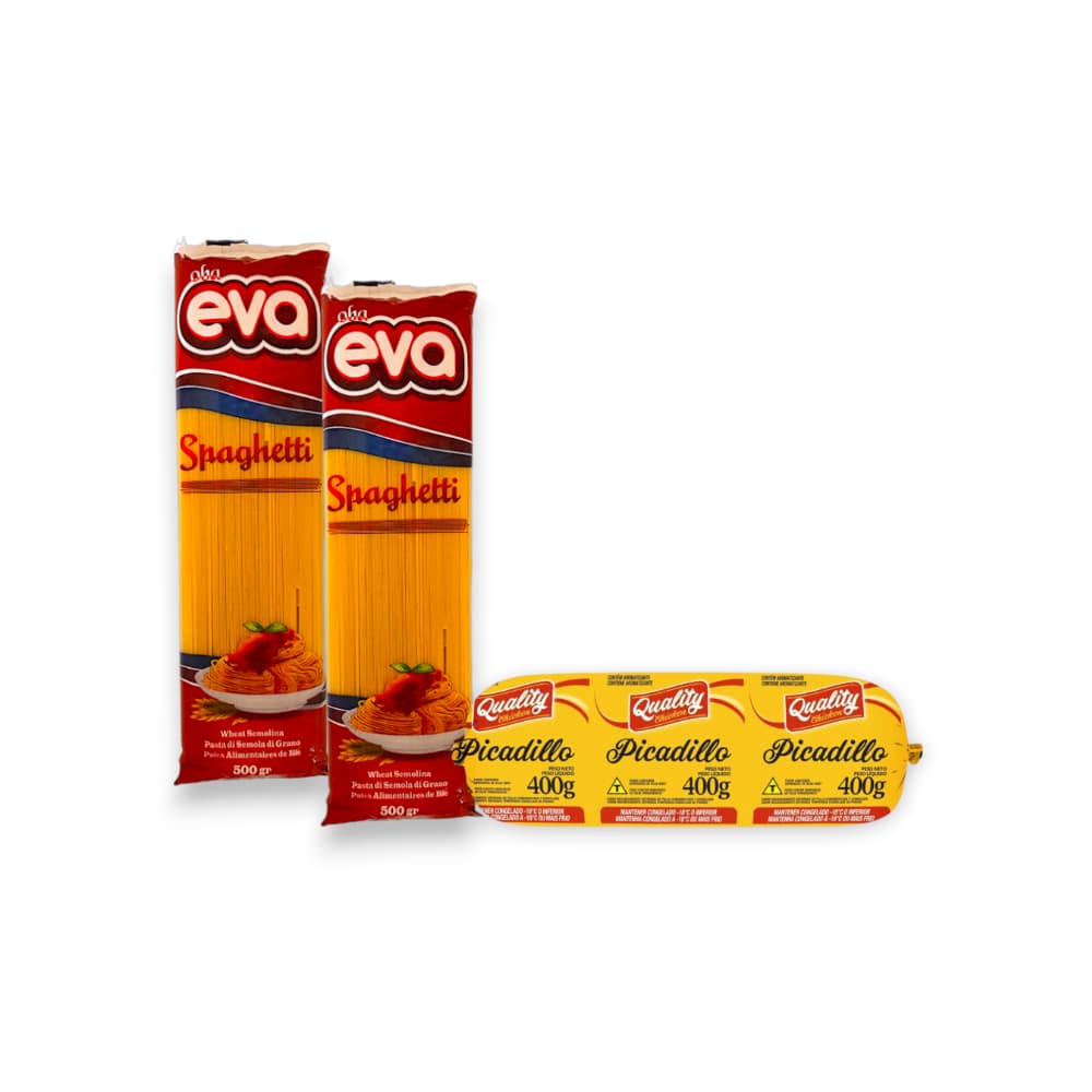 Espaguetis + Picadillo de pollo - Imagen 1