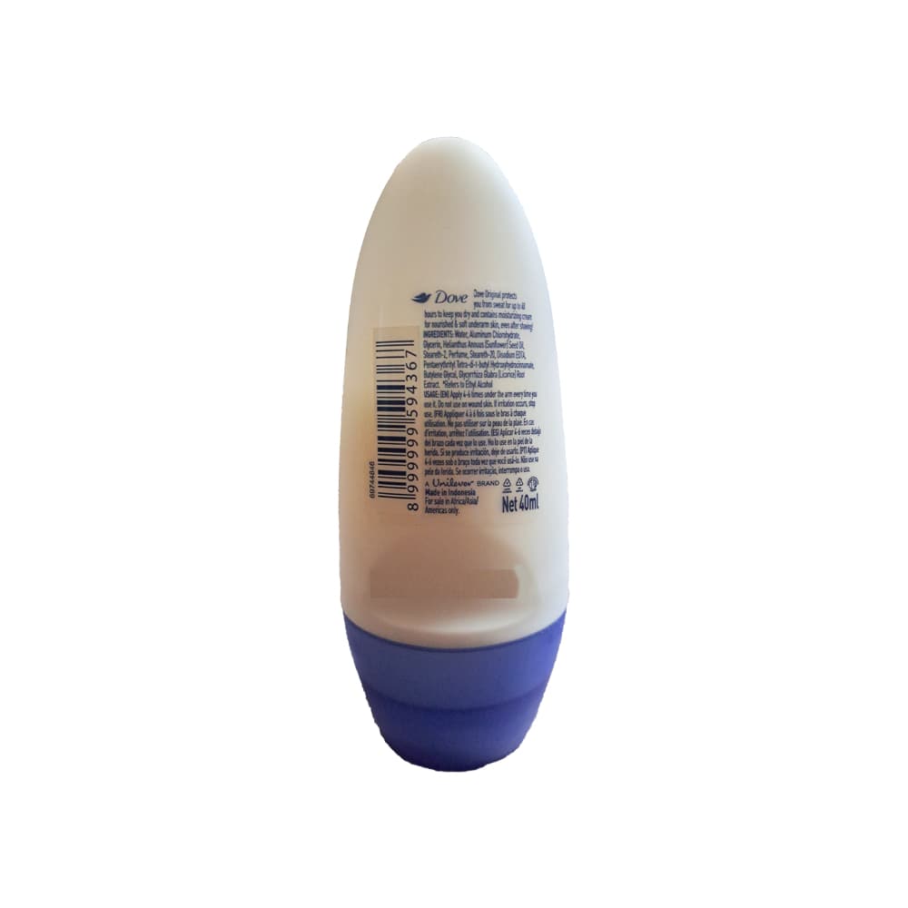 Desodorante antitranspirante roll on original Dove (40 ml) - Miniatura 2