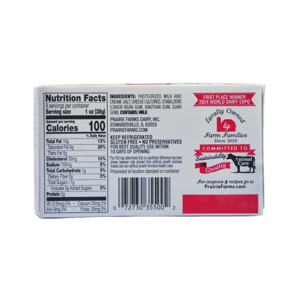 Queso crema Prairie Farms (12 x 226 g / 8 oz) - Miniatura 4