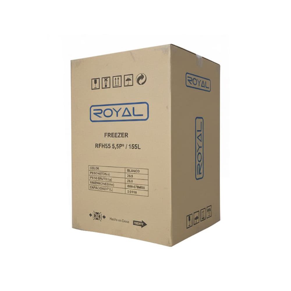 Congelador horizontal de 5.5 pies cúbicos blanca Royal RFH55 - Miniatura 4