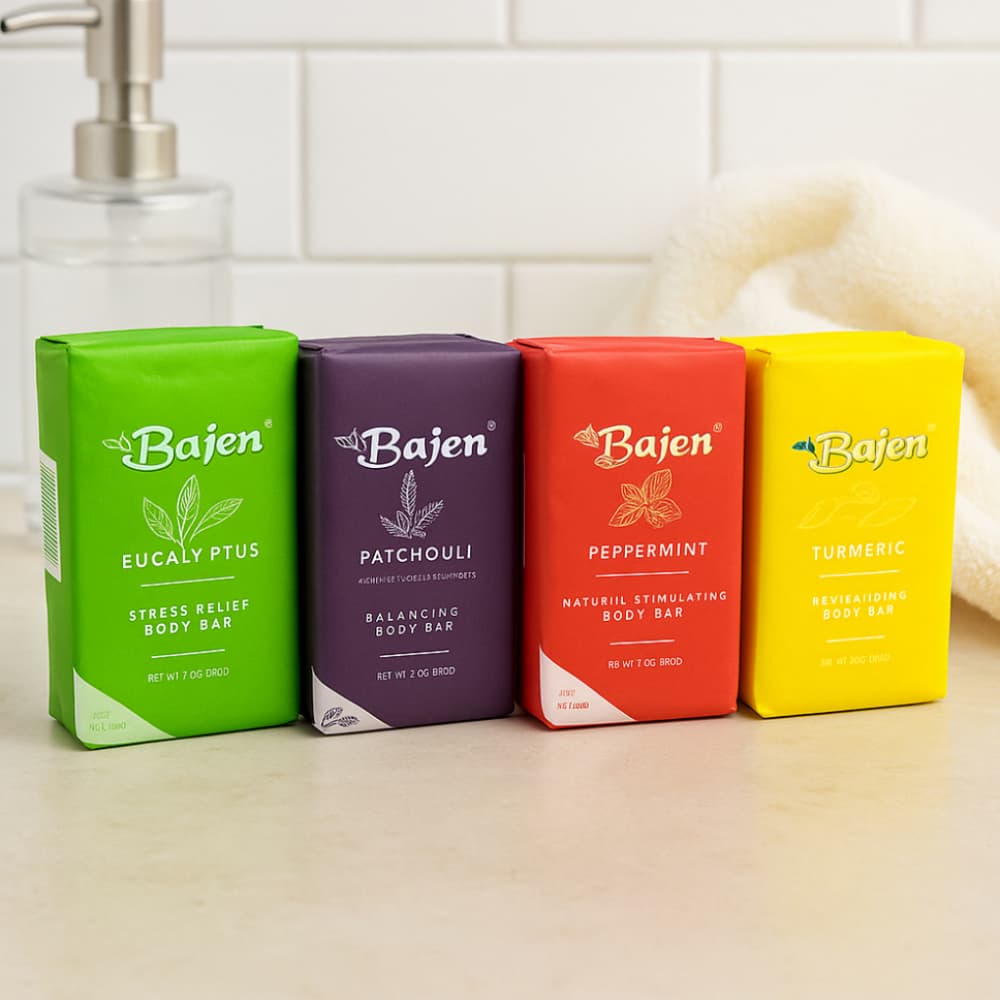 Jabón de tocador especial cúrcuma Bajen (10 x 200 g / 7.05 oz) - Miniatura 4