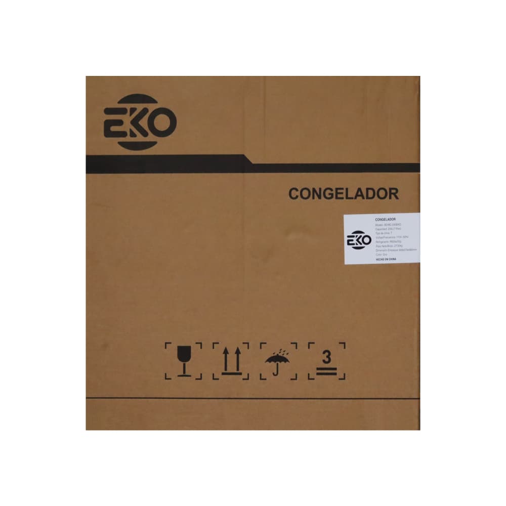 Congelador horizontal freezer gris 7 pies cúbicos EKO BD/BC-200EKO - Miniatura 4