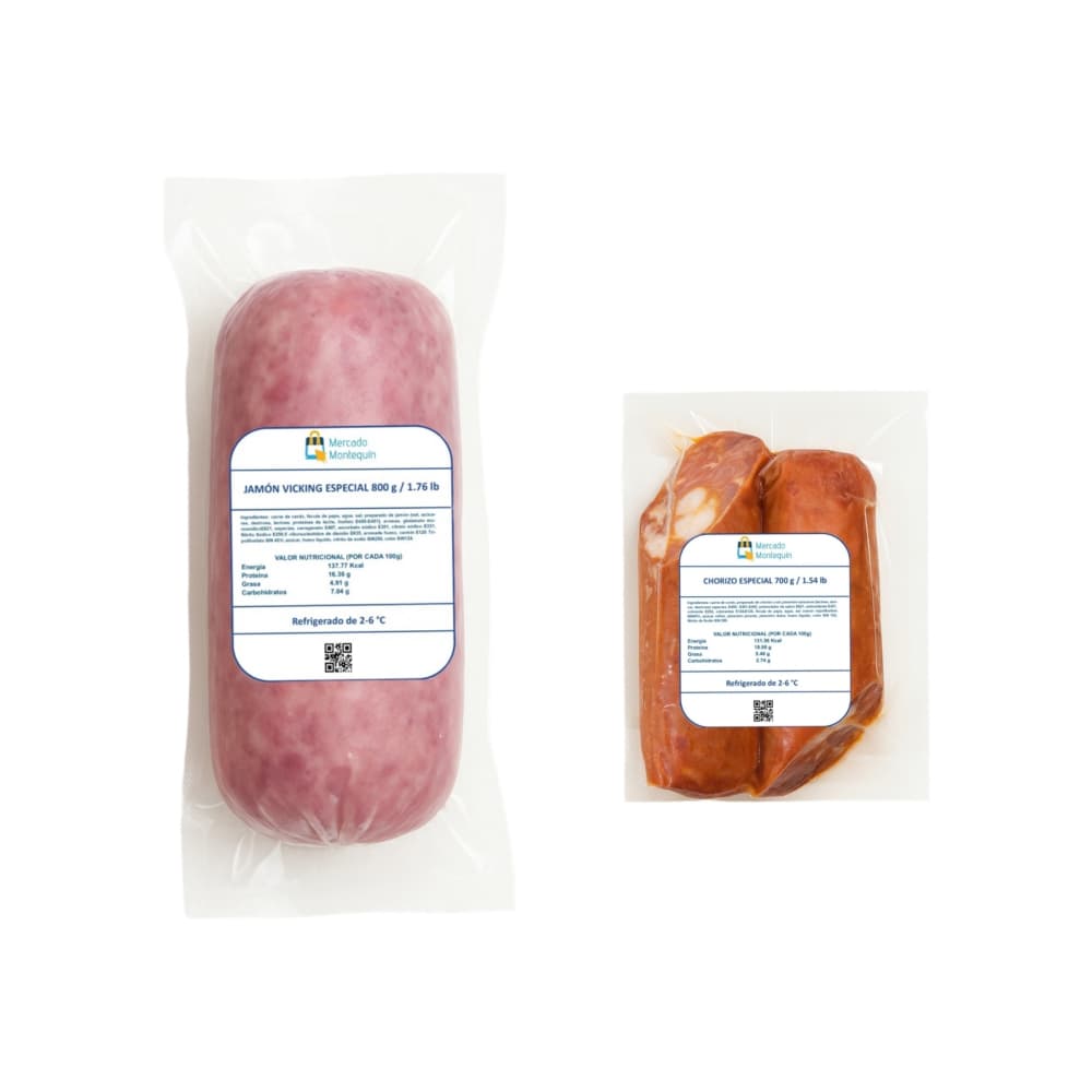 Jamón vicking especial + Chorizo especial - Imagen 1