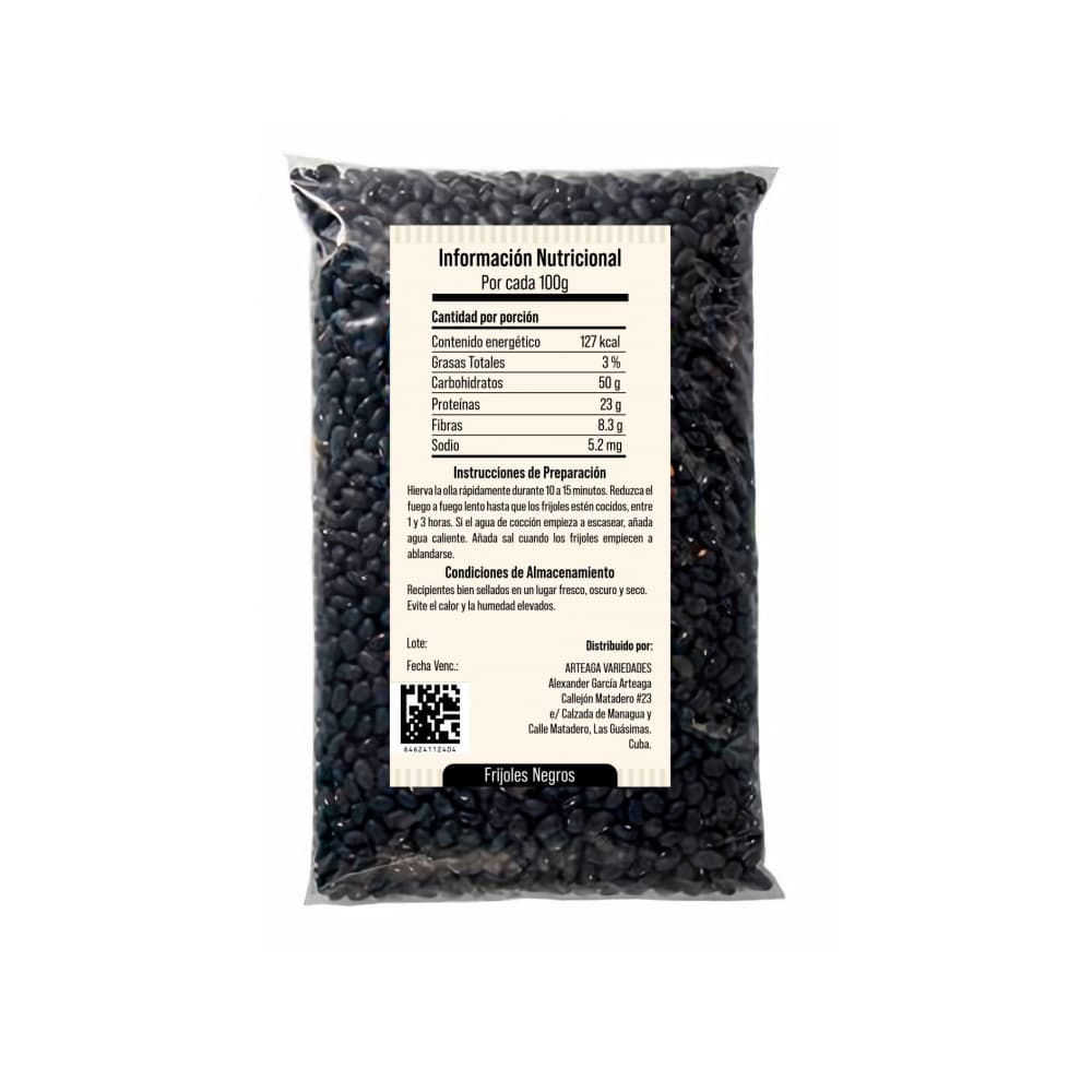 Frijoles negros grano entero Arteaga variedades (454 g / 1 lb) - Miniatura 2