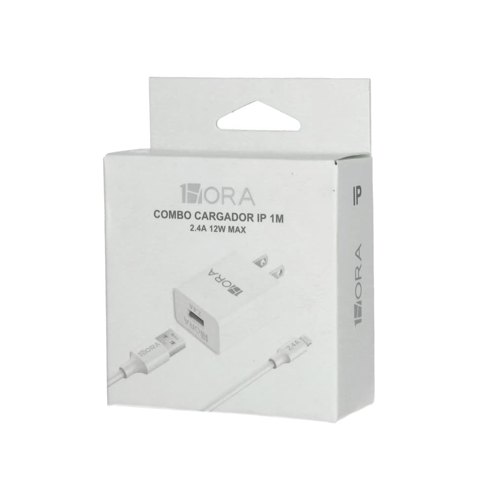 Cargador blanco IP 1Hora GAR143 (12 W) - Miniatura 2
