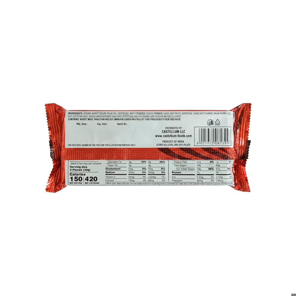 Sorbeto de vainilla con crema de avellana Castellum (6 x 85 g / 3.oz) - Miniatura 2