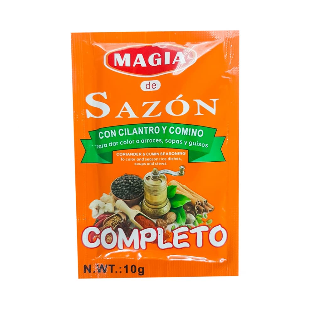 Sazón completo con cilantro y comino Magia (10 g) - Imagen 1