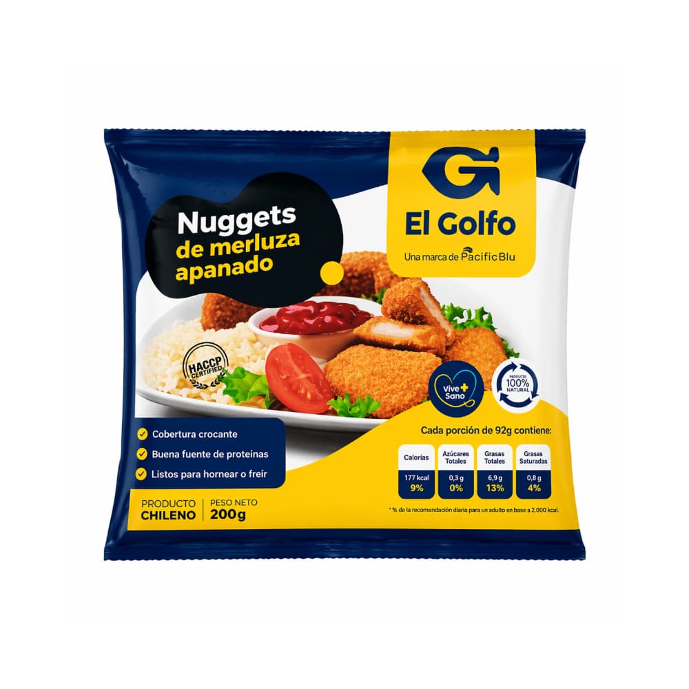 Nuggets de merluza apanados El Golfo (200 g / 7.05 oz) - Miniatura 1