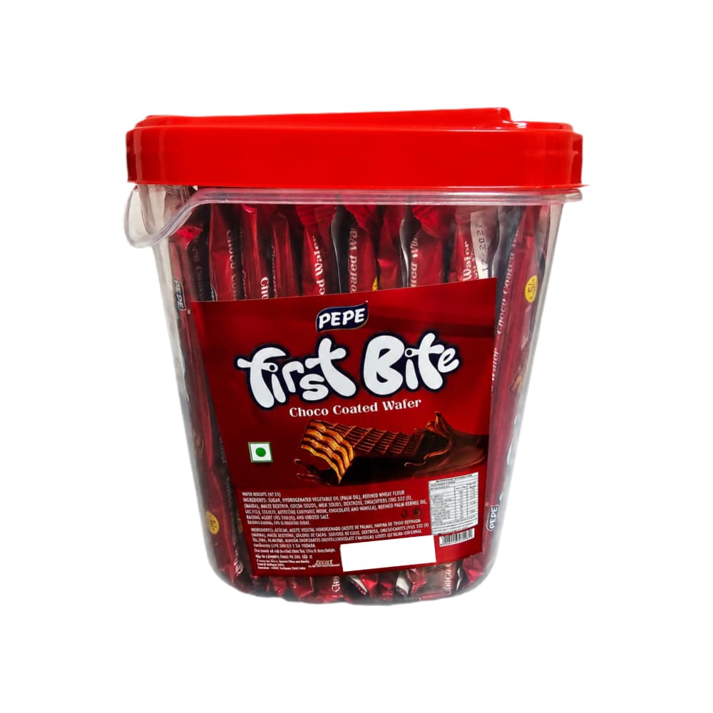 Pote de obleas cubiertas de chocolate Pepe (440 g / 15.52 oz) - Miniatura 1