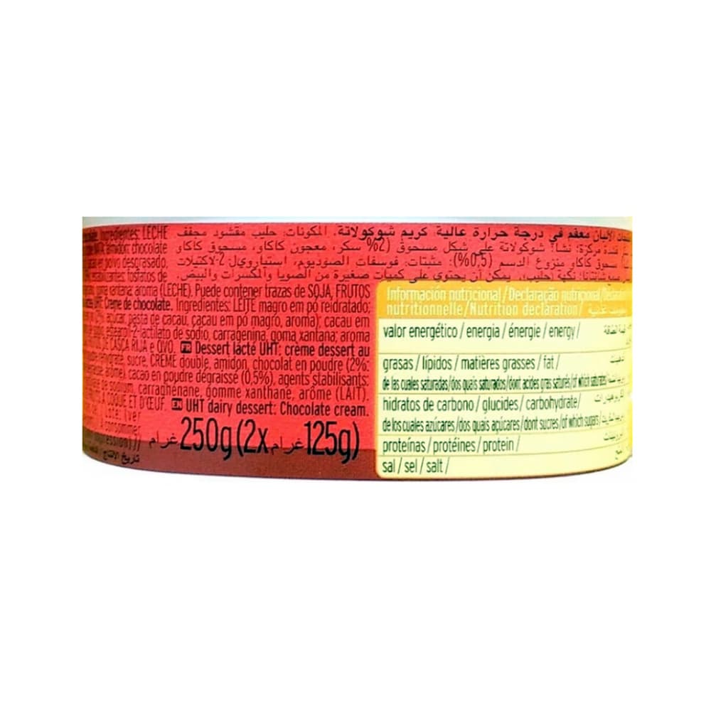 Natilla sabor chocolate Kalise (250 g / 8.8 oz) - Miniatura 3