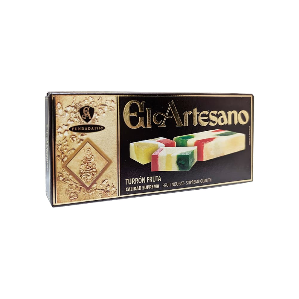 Turrón de fruta de calidad suprema El Artesano (200 g / 7.05 oz) - Imagen 1