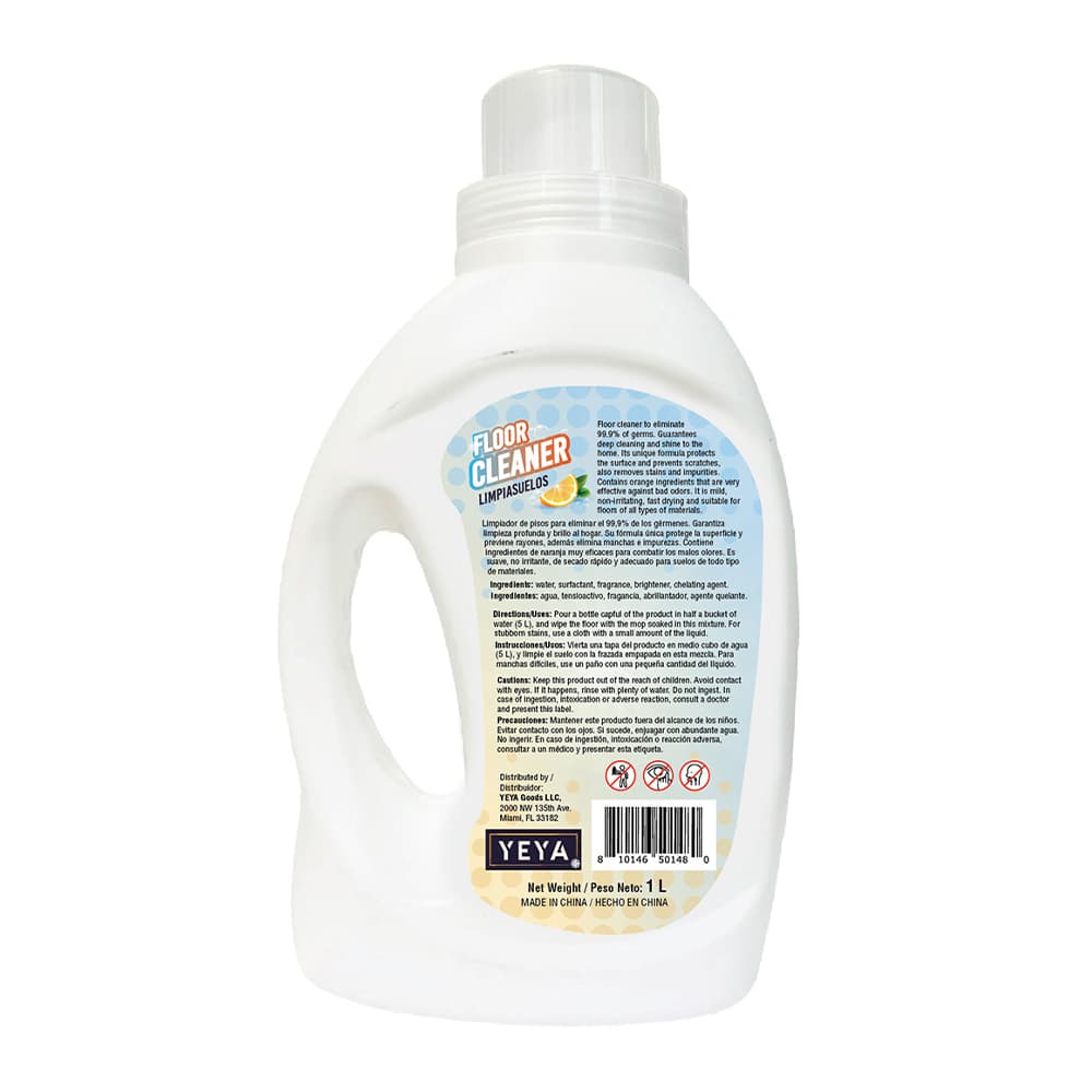 Limpiasuelos con aroma a naranja Yeya (1 L) - Miniatura 2