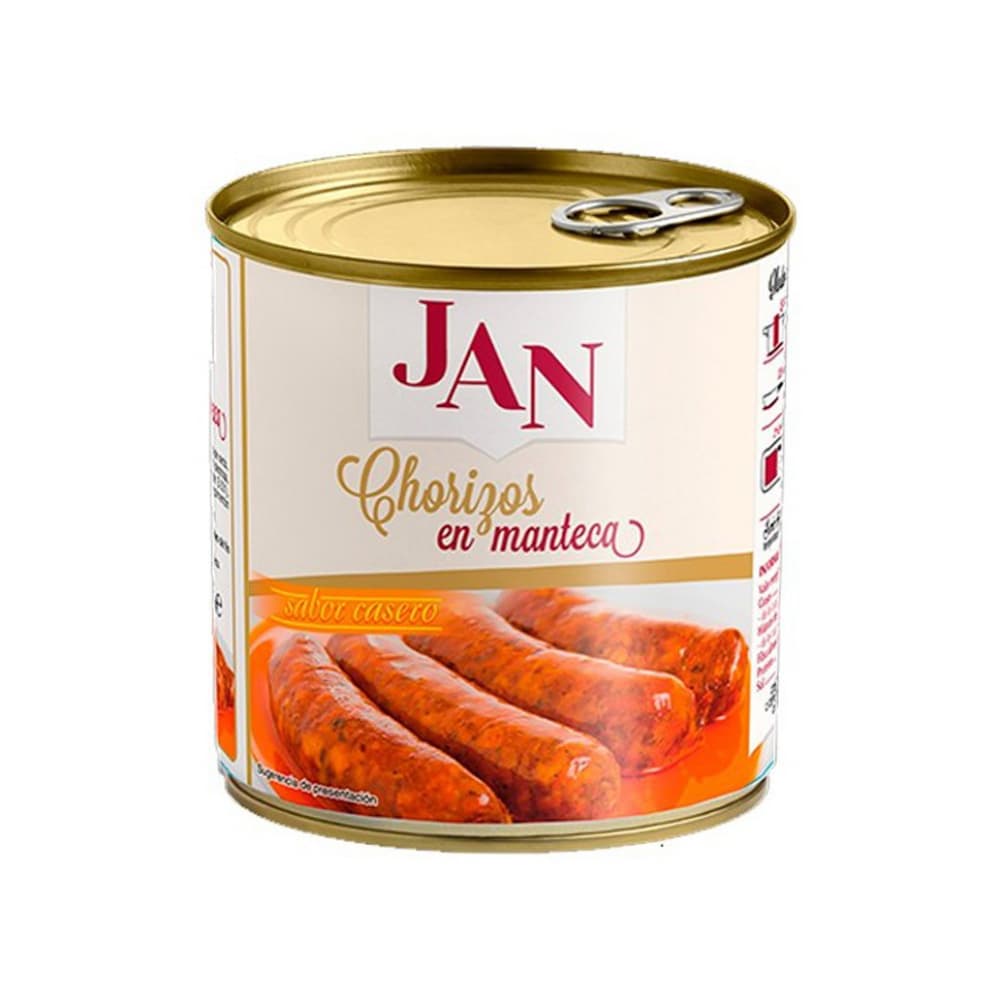 Chorizos en manteca Jan (625 g / 1.38 lb) - Miniatura 4