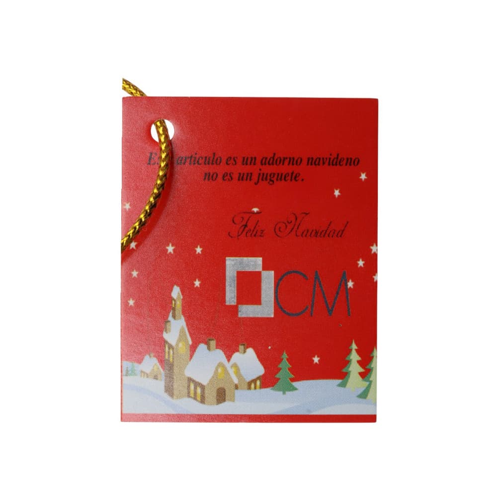 Colgante de PVC estrella/árbol con bolas doradas 70 x 30 cm Casa y Menaje - Miniatura 3