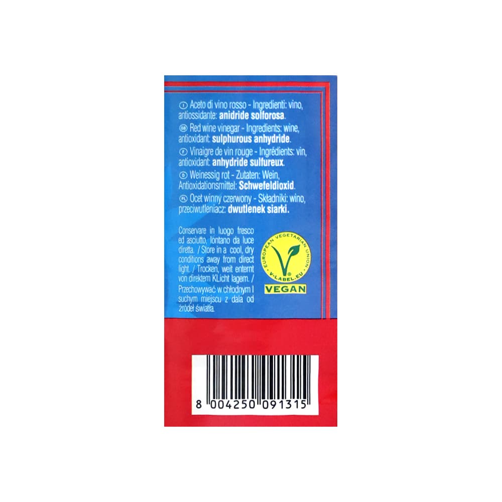 Vinagre de vino tinto Varvello (1 L) - Miniatura 4