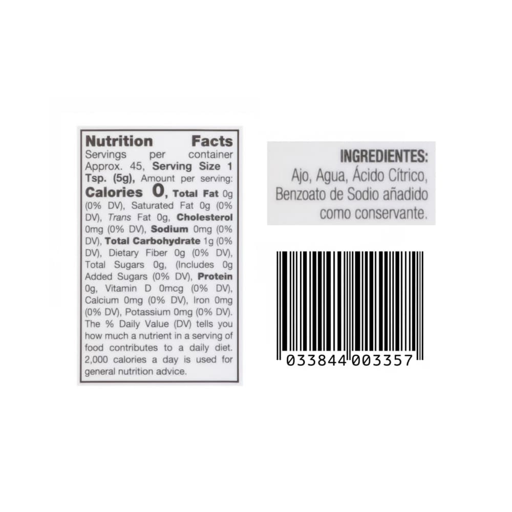 Ajo finamente picado Badia (226.7 g / 8 oz) - Miniatura 3