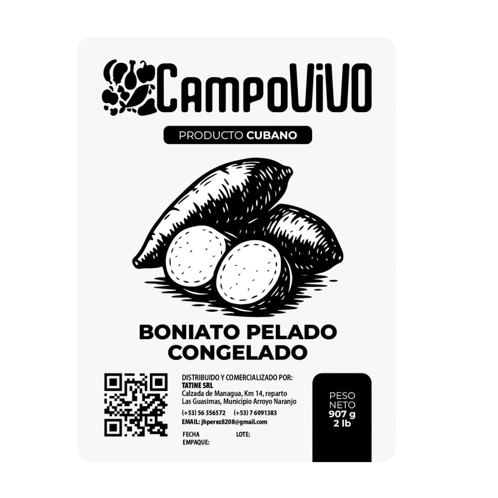 Boniato pelado congelado Campo Vivo (907 g / 2 lb) - Miniatura 3