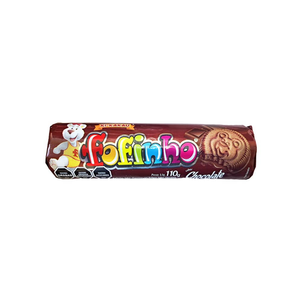 Galletas de chocolate rellenas con crema de chocolate Fofinho (110 g / 3.9 oz) - Miniatura 5