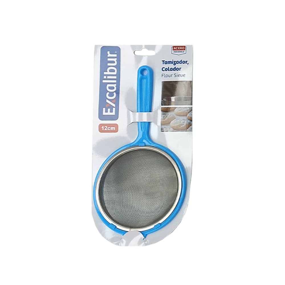 Juego de 3 coladores para tamizar alimentos y bebidas 12 cm Excalibur - Miniatura 3