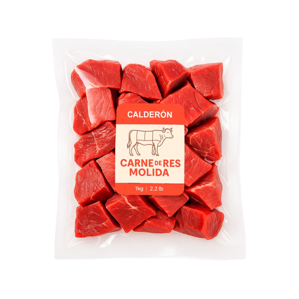 Carne de res troceada Calderón (1 kg / 2.2 lb) - Miniatura 6