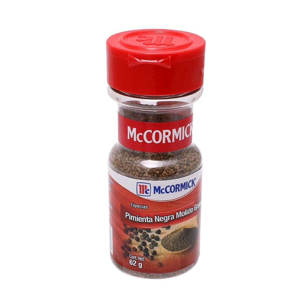 Pimienta negra molida grueso McCormick (62 g / 2.18 oz) - Imagen 1
