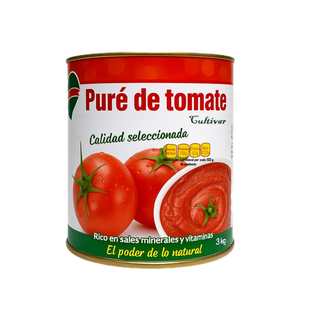 Puré de tomate Cultivar (3 kg / 6.6 lb) - Imagen 1