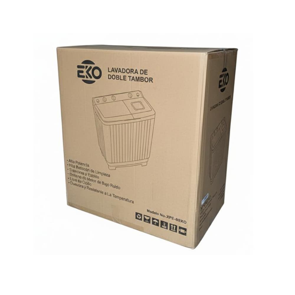 Lavadora semiautomática de doble tambor Eko XPB85EKO (8.5 kg) - Miniatura 3