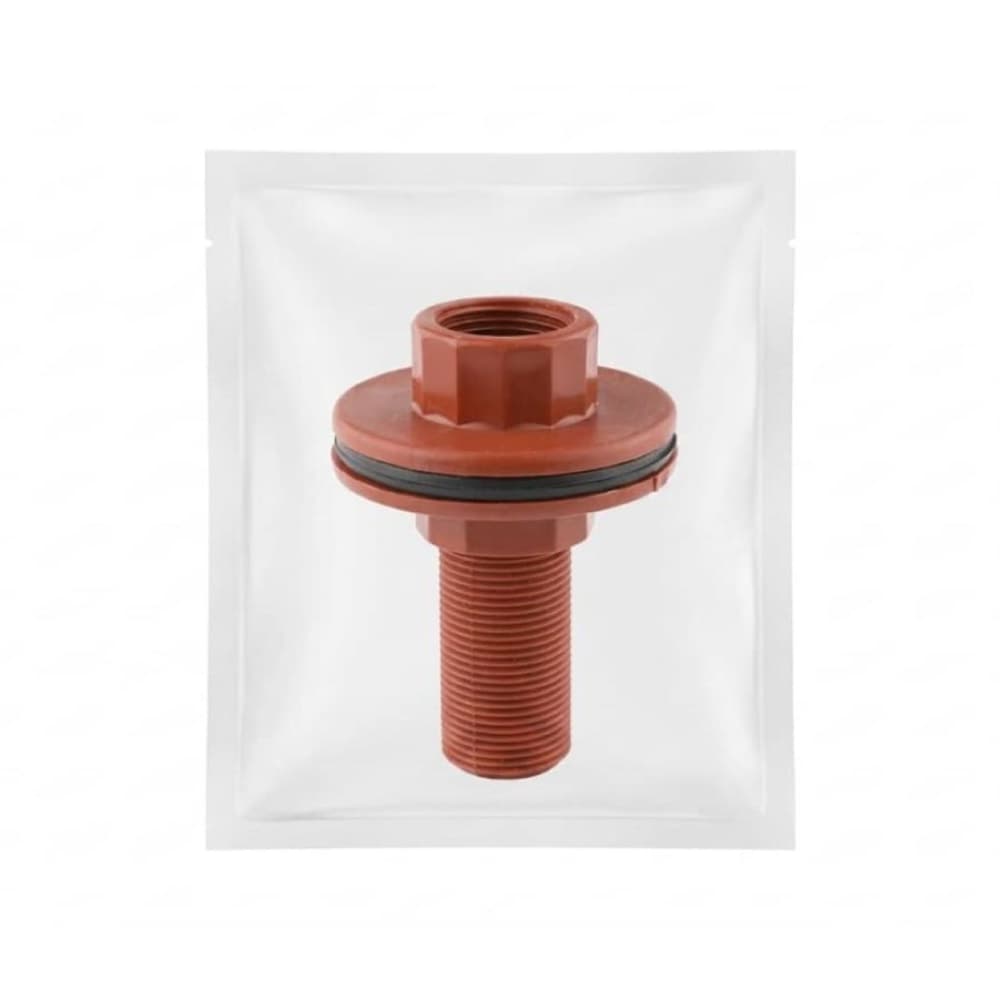 Válvula de salida para tanque de 1/2 pulgada - 90 mm x 65 mm Saco - Miniatura 3
